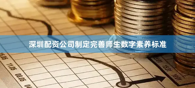 深圳配资公司制定完善师生数字素养标准